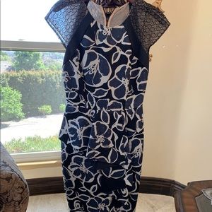 Carmen Marc Valvo Mid Lenghth Dress